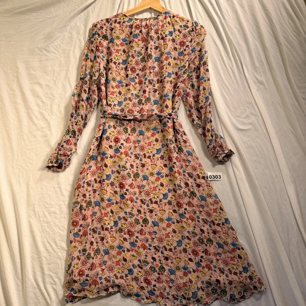 Boden Women's Boden Icons Silk Midi Dress Size 6 - Picture 7 of 7